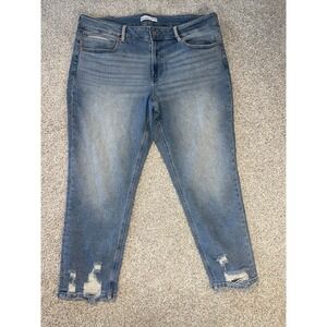 KanCan Maurices Distressed Stretch Slim‎ Leg Jeans Plus Size 20